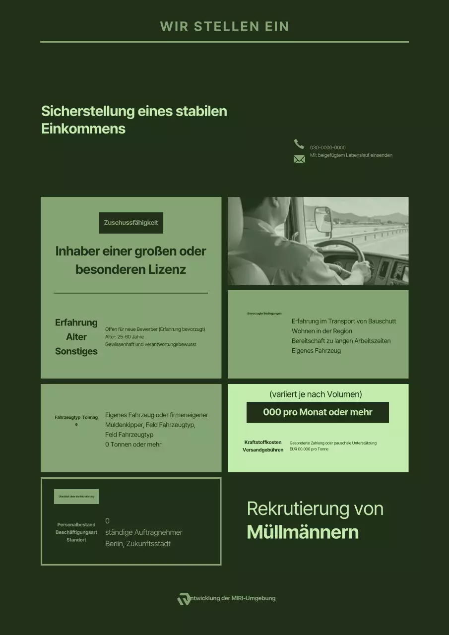 Grüne und saubere Personalbeschaffung