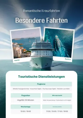 Blue Modern Reiseaktion