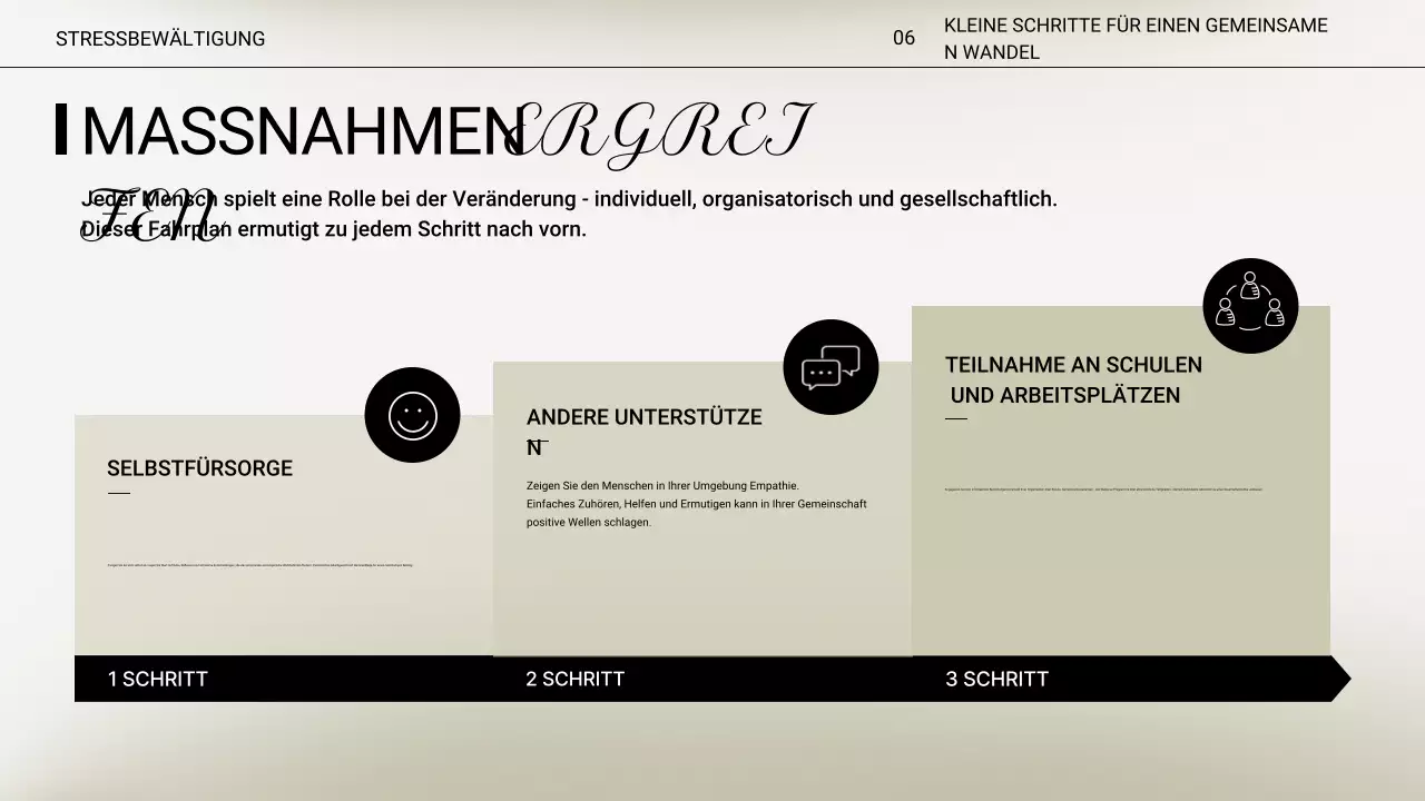 Beige Minimal Stress Lecture Presentation