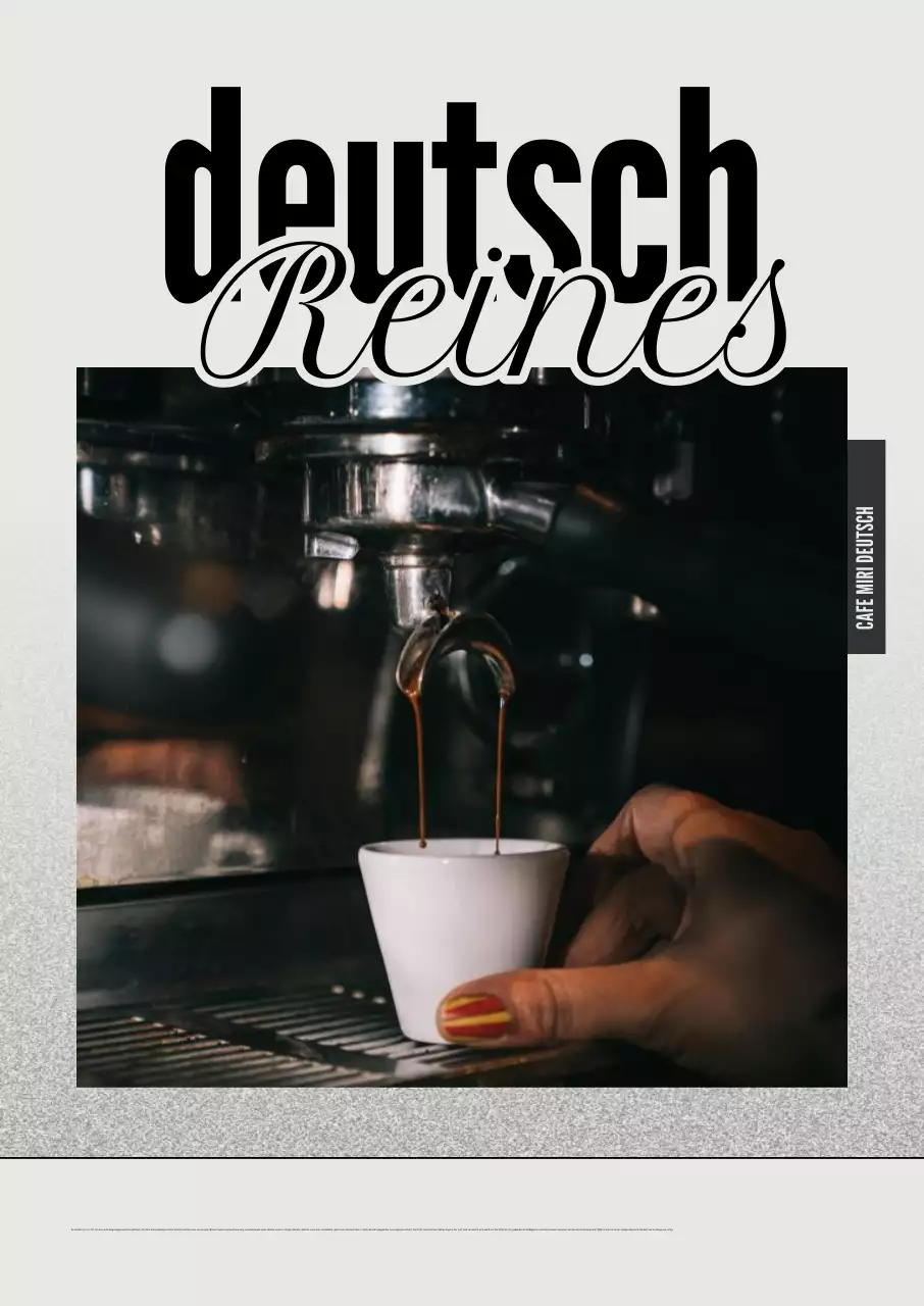 Gray Modern Coffee Werbung