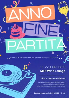 Evento di fine anno Blue Pop