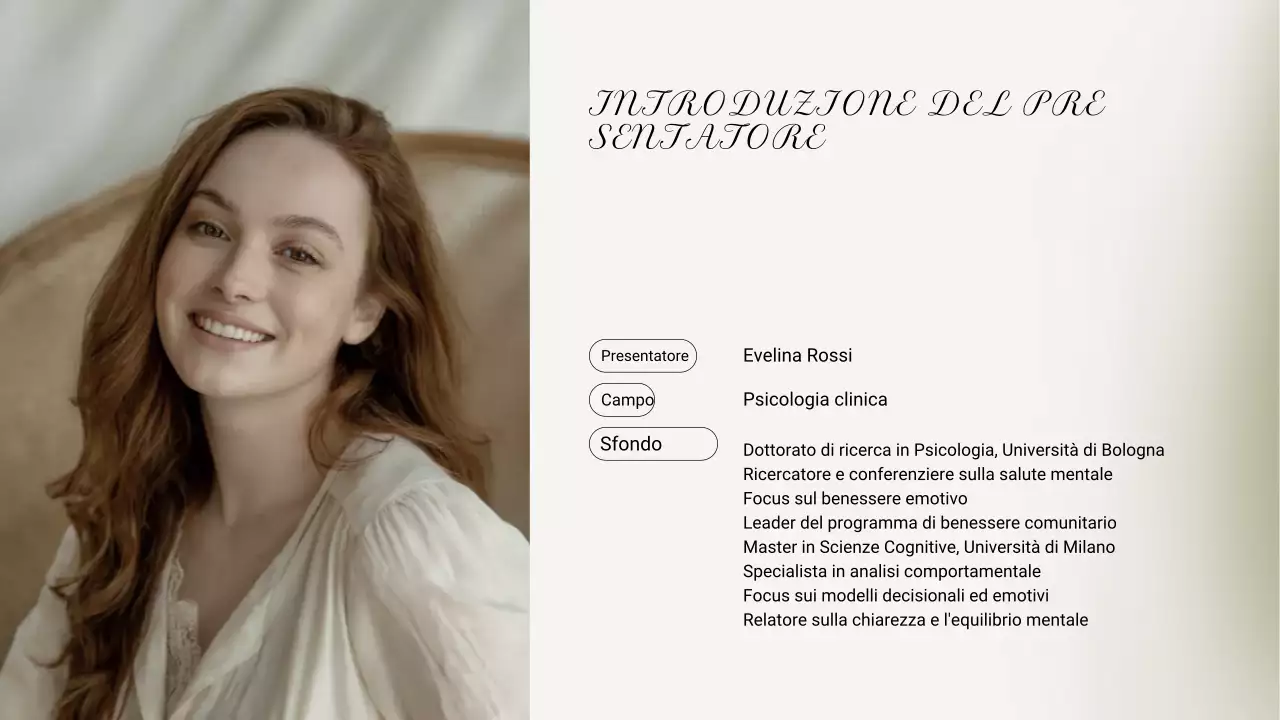 Presentazione della lezione Beige Minimal Stress