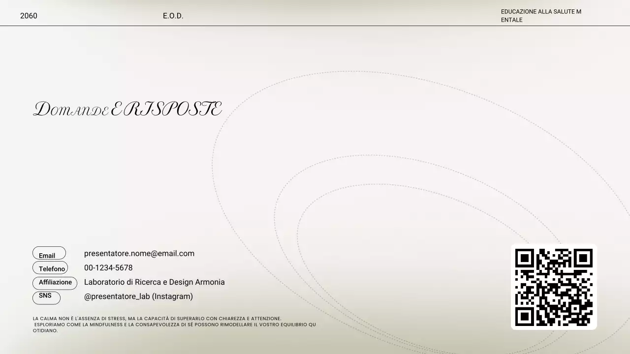 Presentazione della lezione Beige Minimal Stress