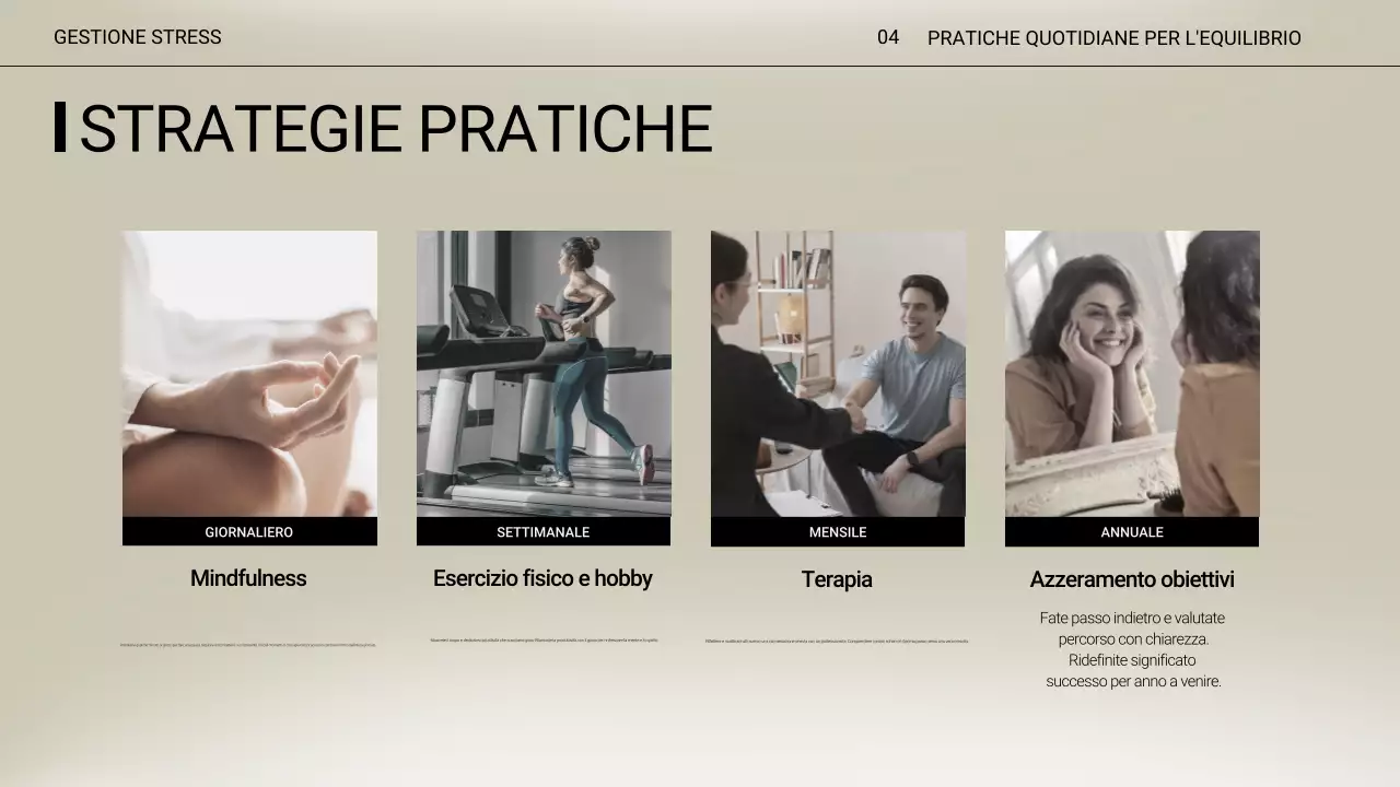 Presentazione della lezione Beige Minimal Stress