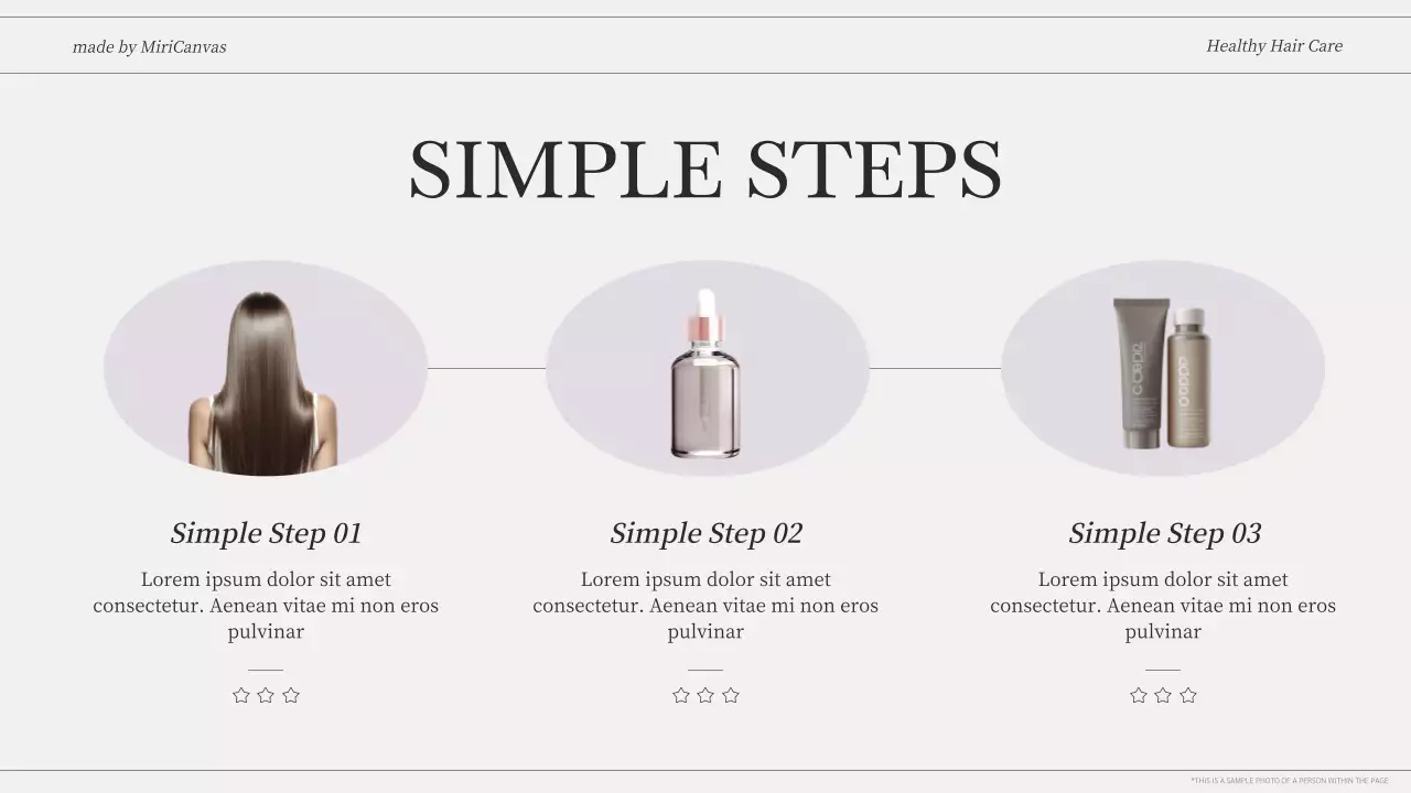 Beige Modern Hair Health Guide Presentation