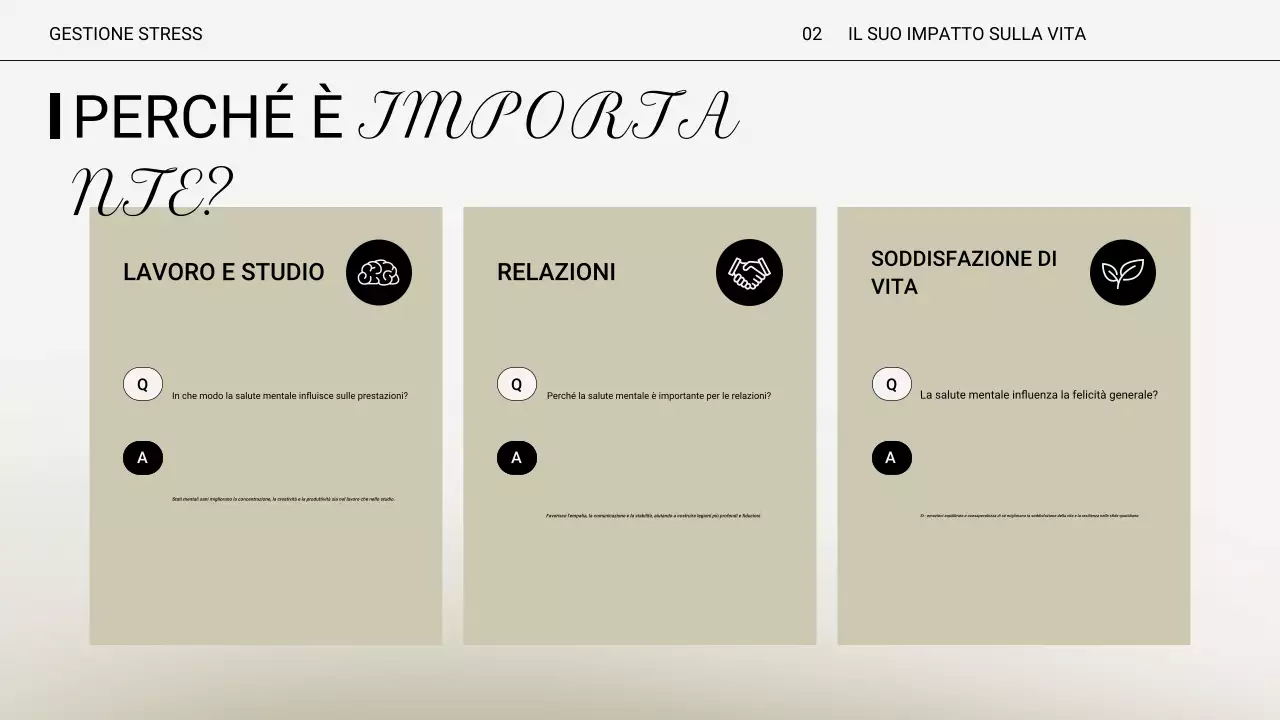 Presentazione della lezione Beige Minimal Stress