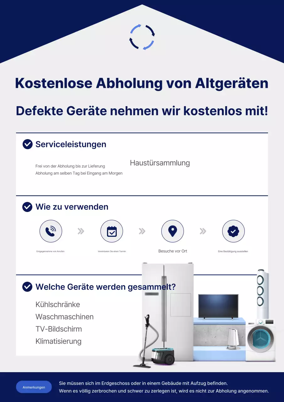 Blue Clean Service Guide Promotion