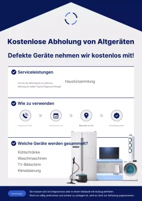 Blue Clean Service Guide Promotion