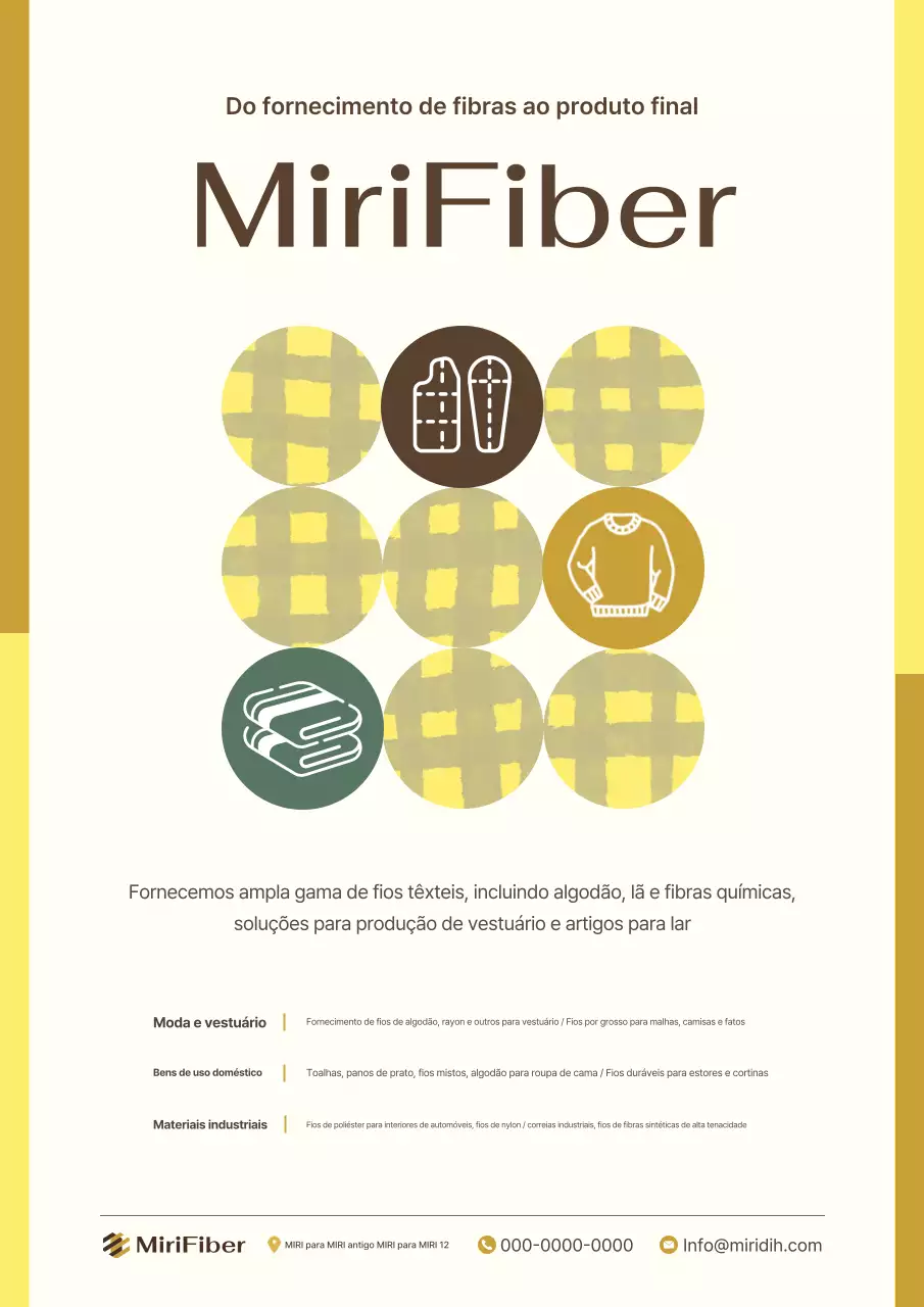 Publicidade têxtil minimalista bege
