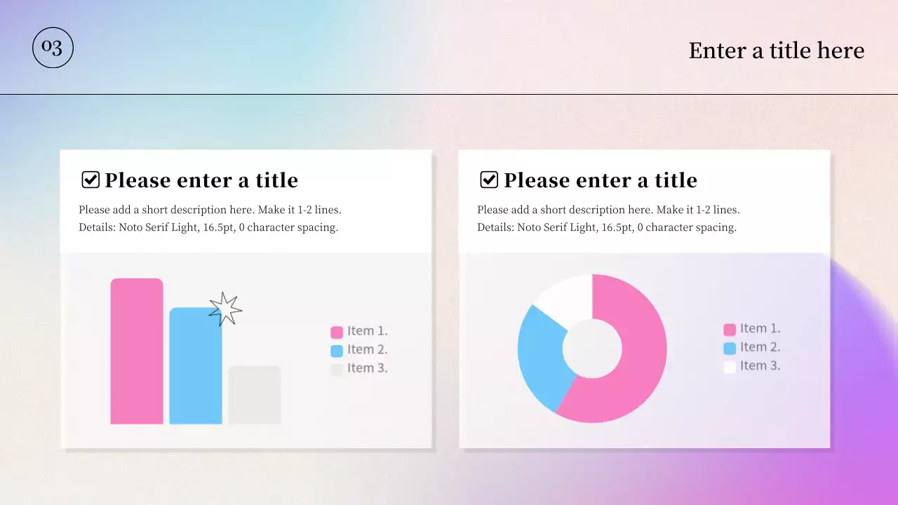 Rainbow Modern Template Presentation