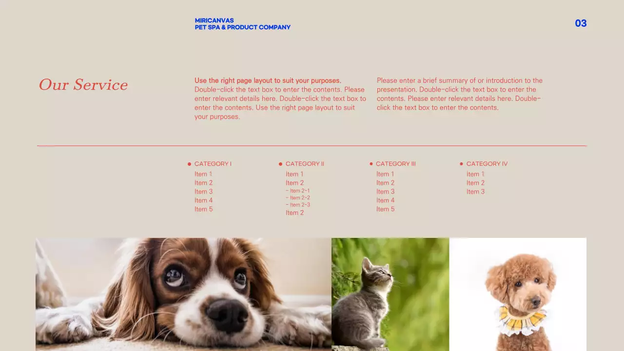 Beige Modern Pet Promotion Presentation