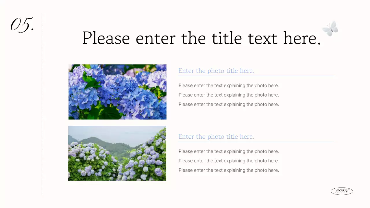 블루 엘레강트 마케팅 프리젠테이션