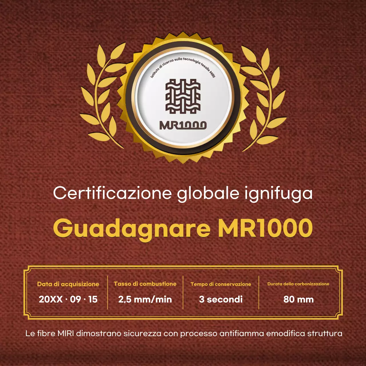 Promozione della certificazione Brown Classic