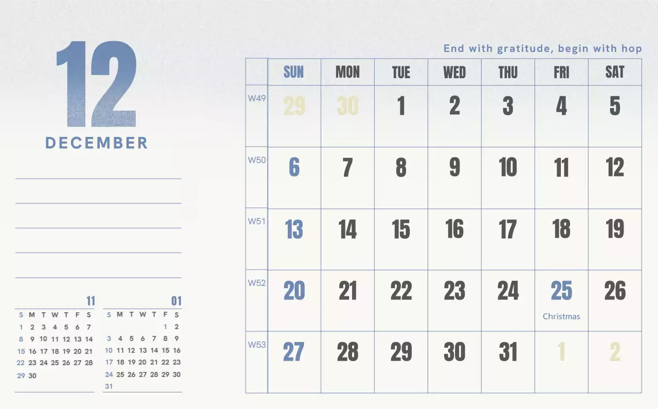 Kalender Sederhana Merah Kalender