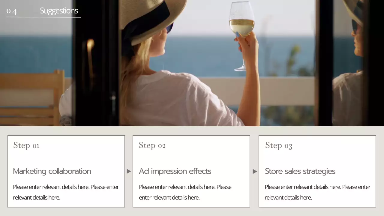 베이지 모던 리조트 프로모션 프리젠테이션