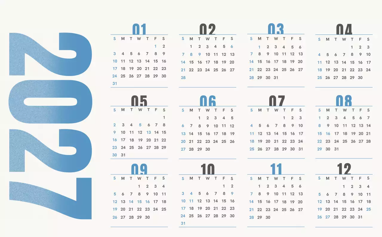 Kalender Sederhana Merah Kalender