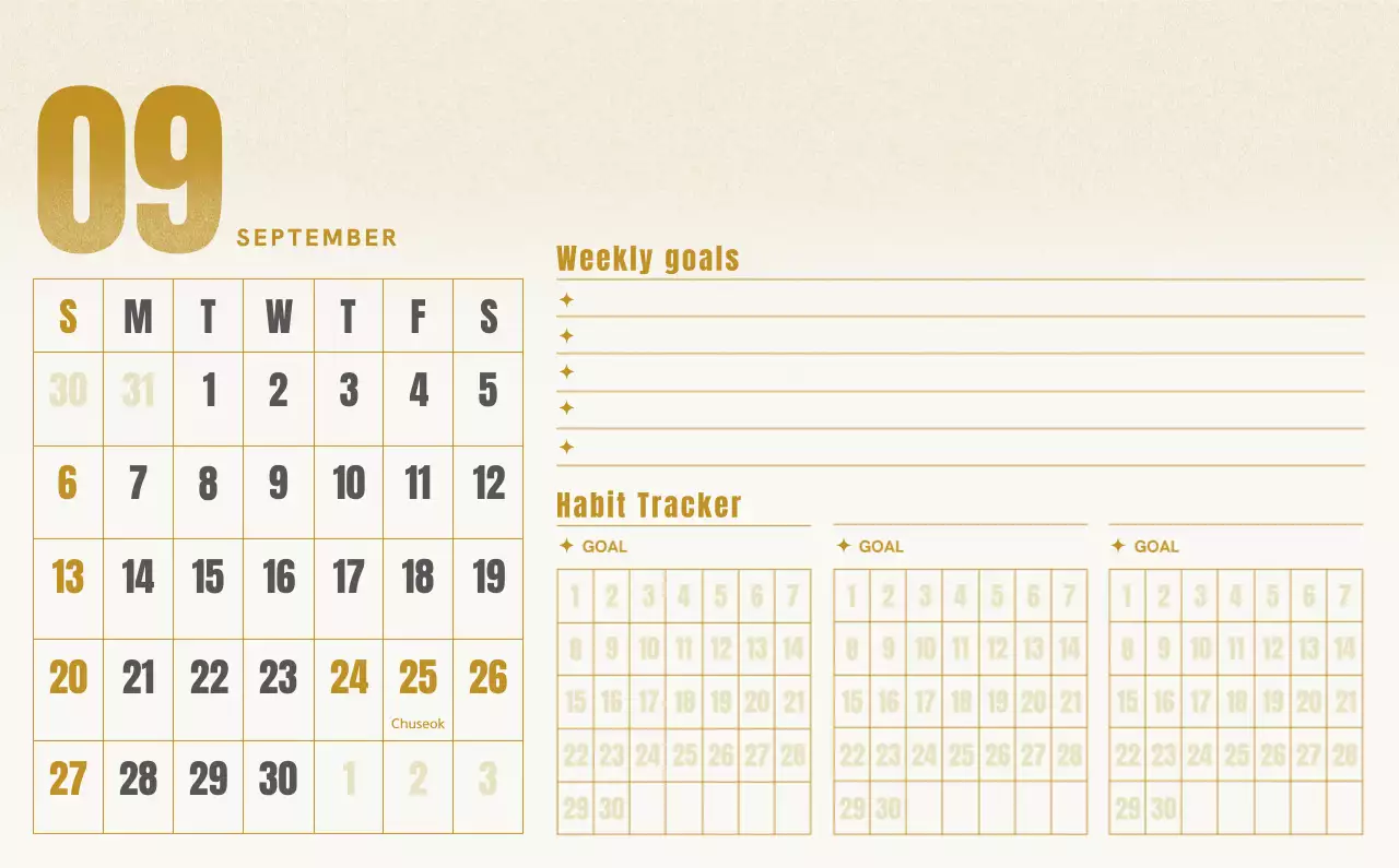 Kalender Sederhana Merah Kalender