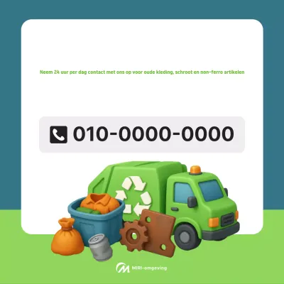 Groene Eenvoudige Recycling Promotie