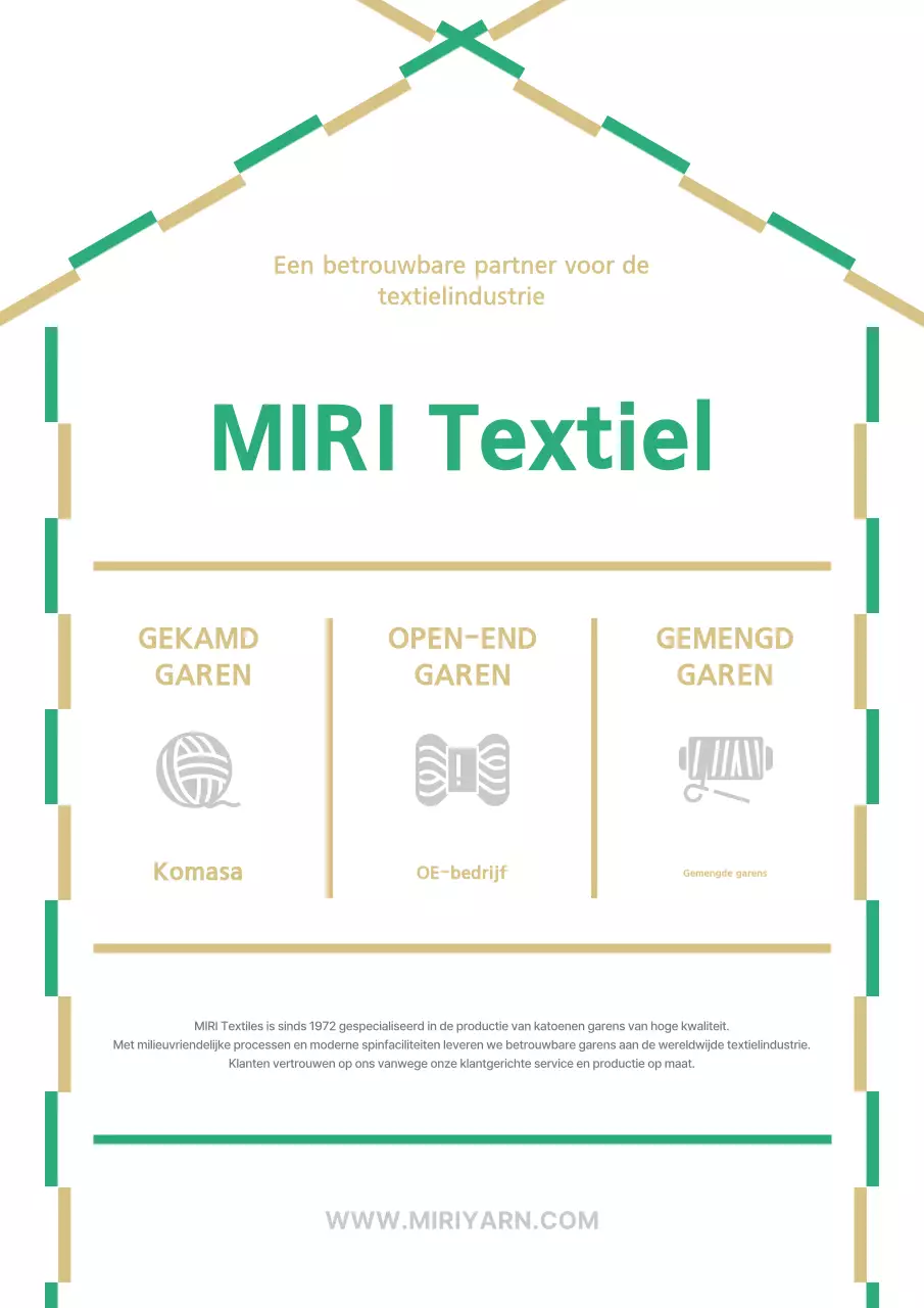 Promotie van de groene moderne textielindustrie