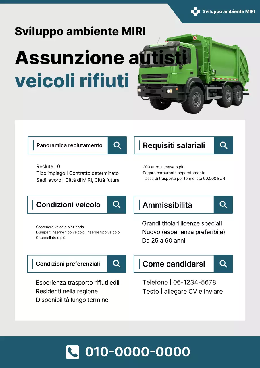 Reclutamento semplice e verde