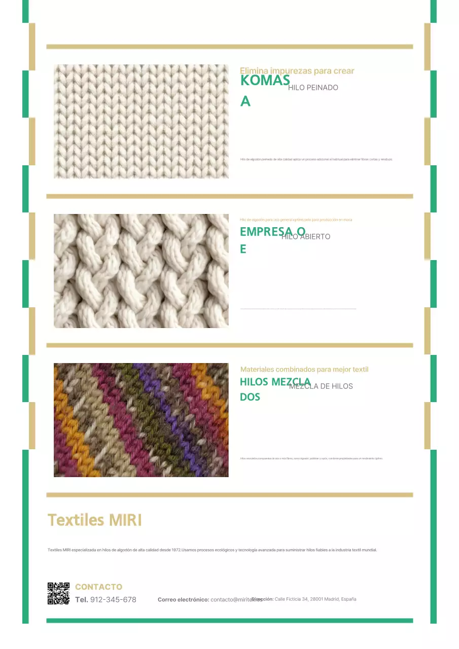 Promoción de la industria textil moderna y ecológica