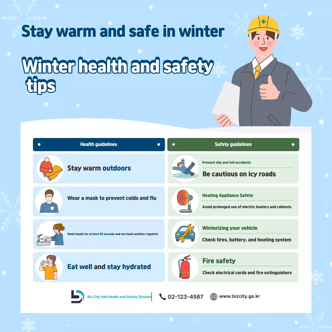 Sky Blue Clean Safety Campaign Guide