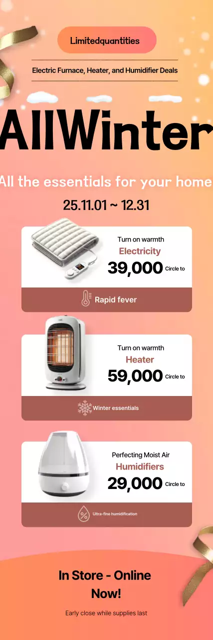 Promoção de Artigos de Inverno Modernos da Orange