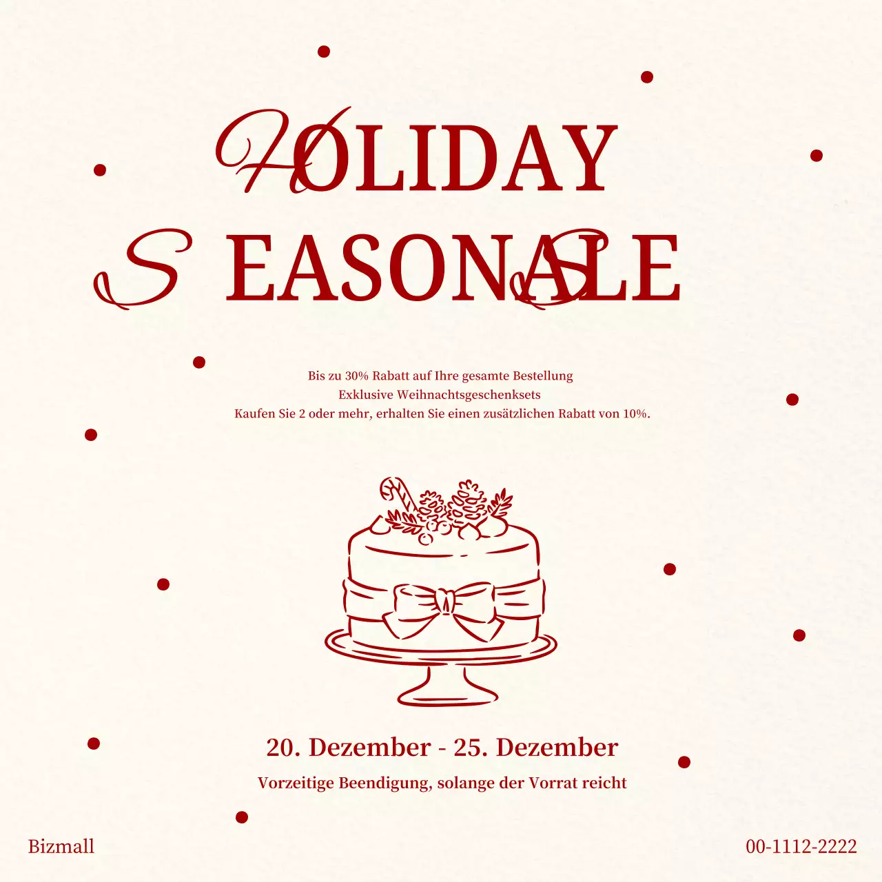 Beige Classic Sale-Aktion