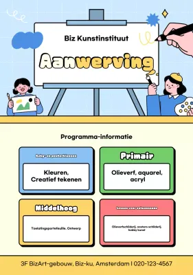 Werving Sky Blue Cute Art Academy