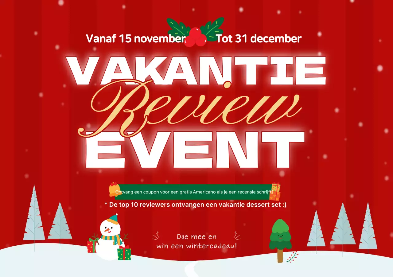 Promotie van Red Pop Winterevenement