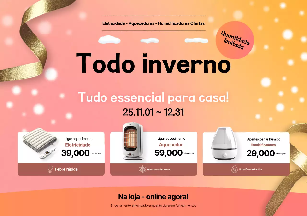 Promoção de Artigos de Inverno Modernos da Orange