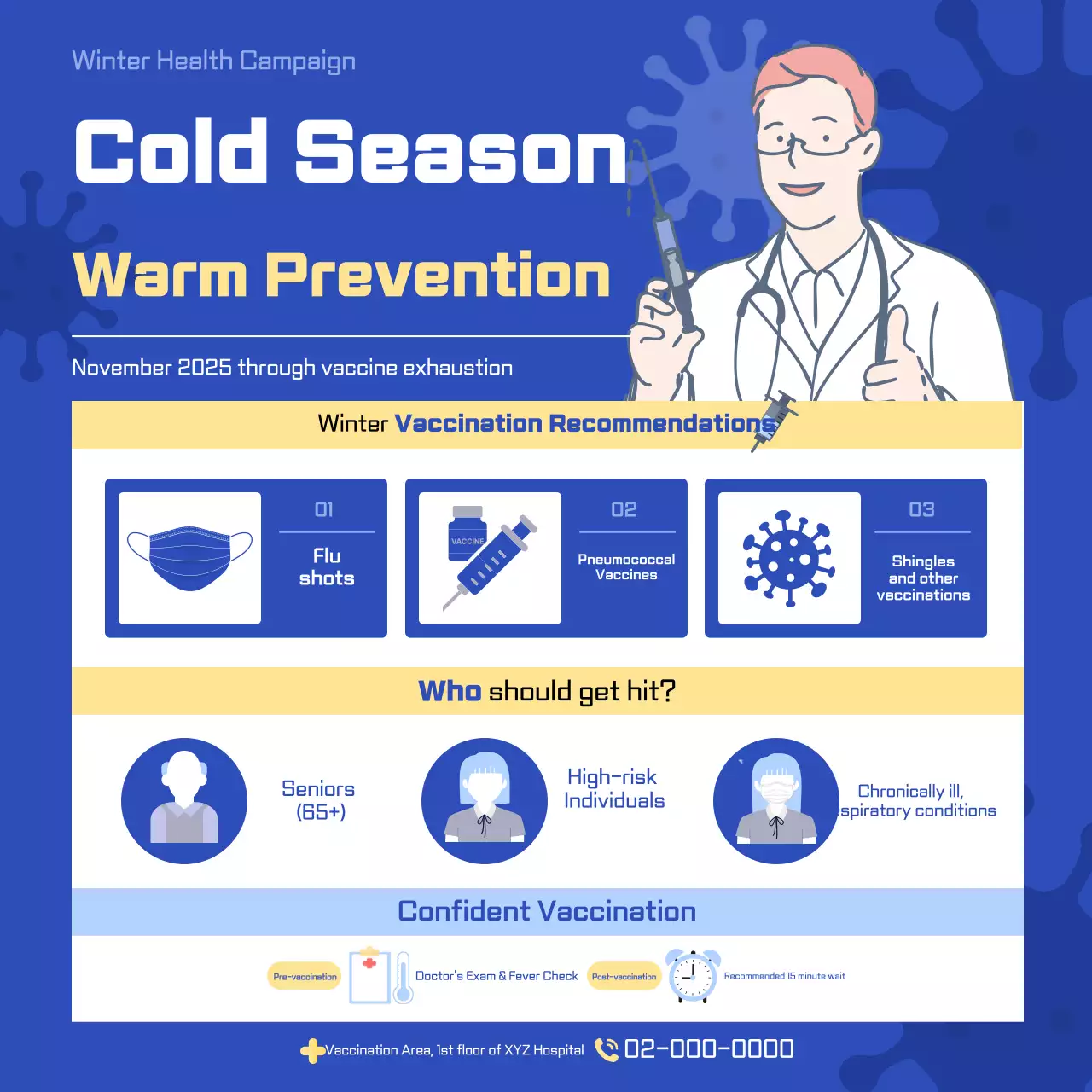 Blue Modern Health Campaign