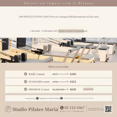 Promozione Beige Modern Pilates