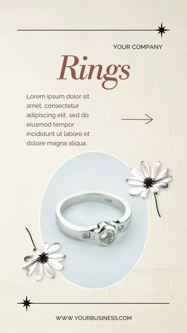 Beige Elegant Jewelry Promotion Instagram Post