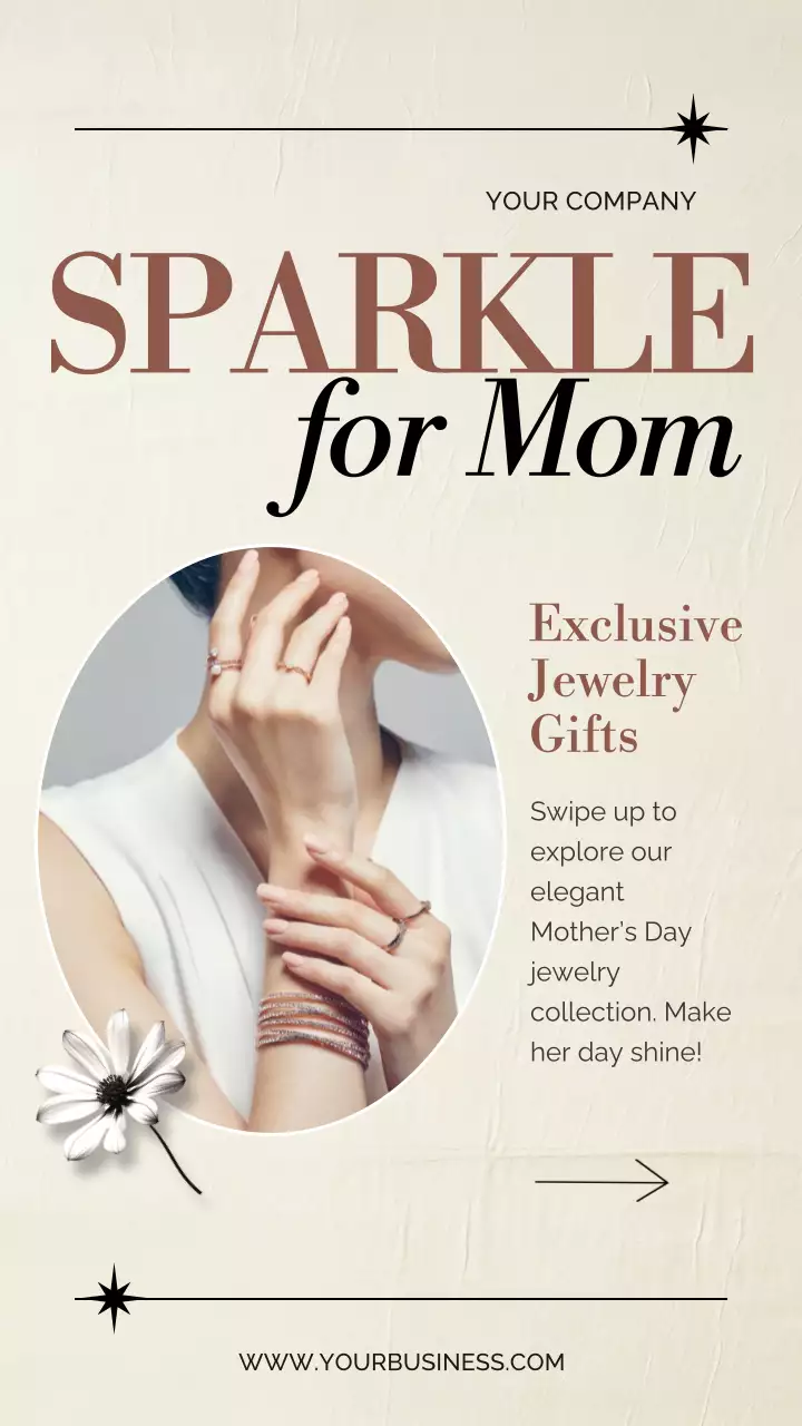 Beige Elegant Jewelry Promotion Instagram Post