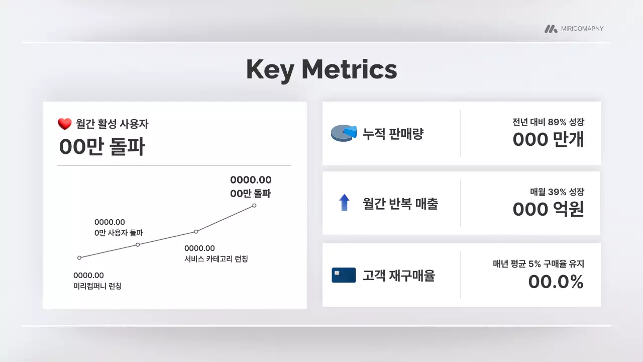 회색 모던 비즈니스 제안서