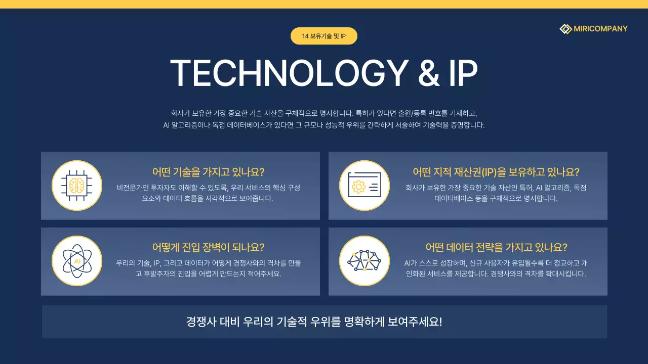 네이비 모던 비즈니스 기획