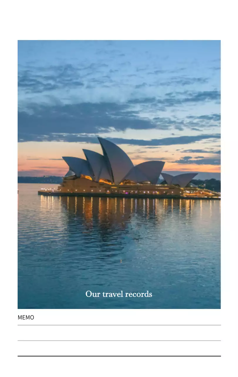 다양한 국가의 여행 프레임 사진 컨셉