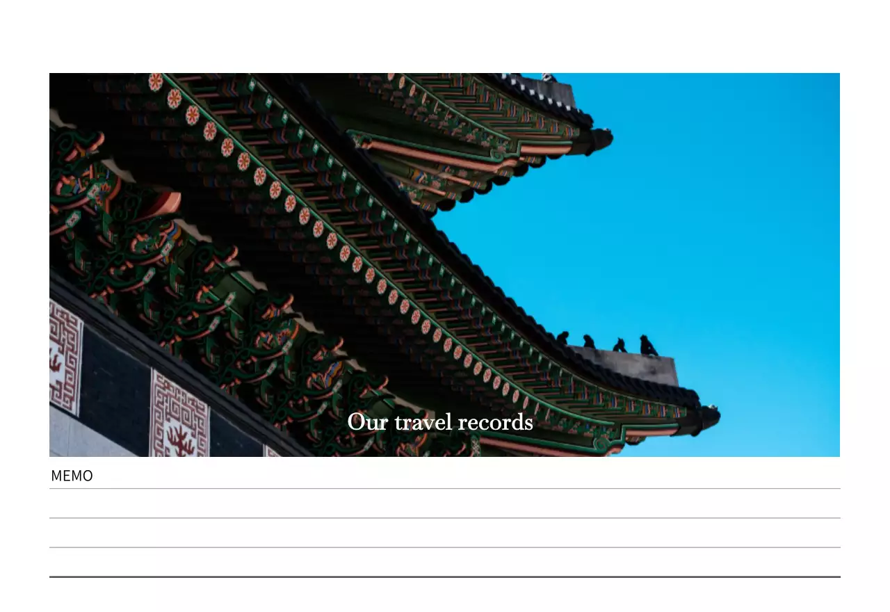 다양한 국가의 여행 프레임 사진 컨셉