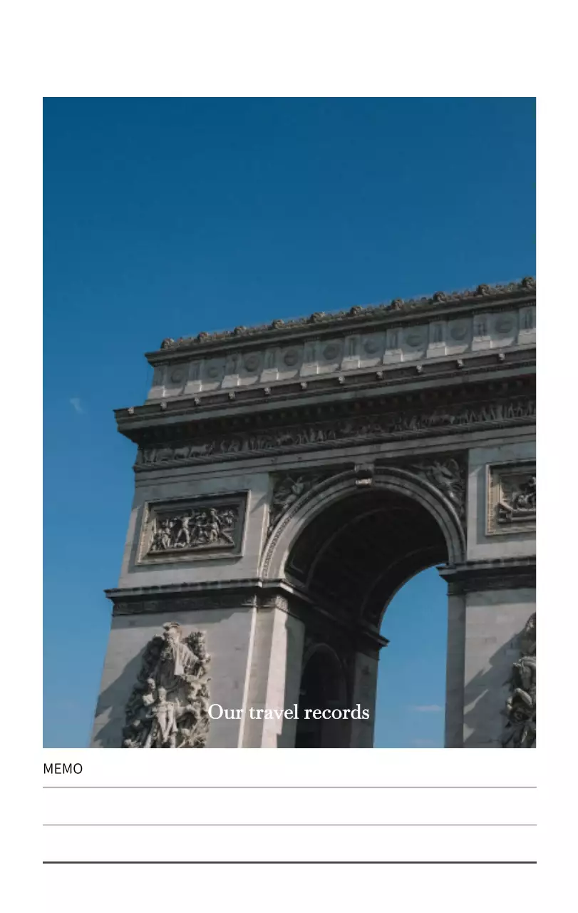 다양한 국가의 여행 프레임 사진 컨셉