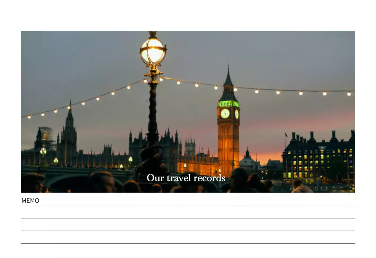 다양한 국가의 여행 프레임 사진 컨셉