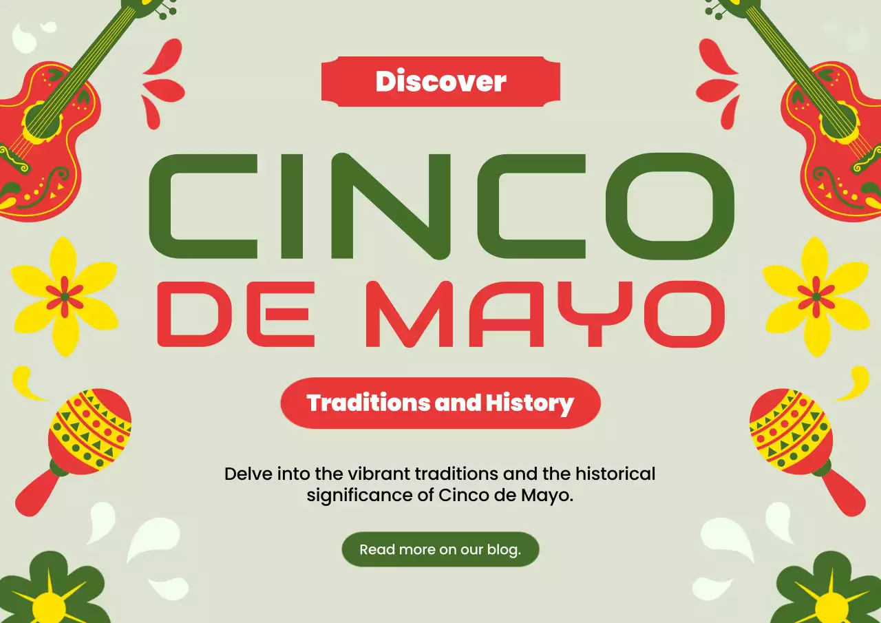 Red Cultural Festival Announcement Poster