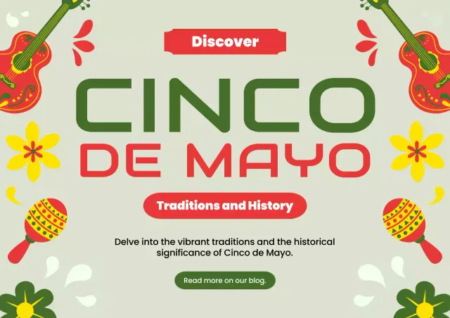 Red Cultural Festival Announcement Poster