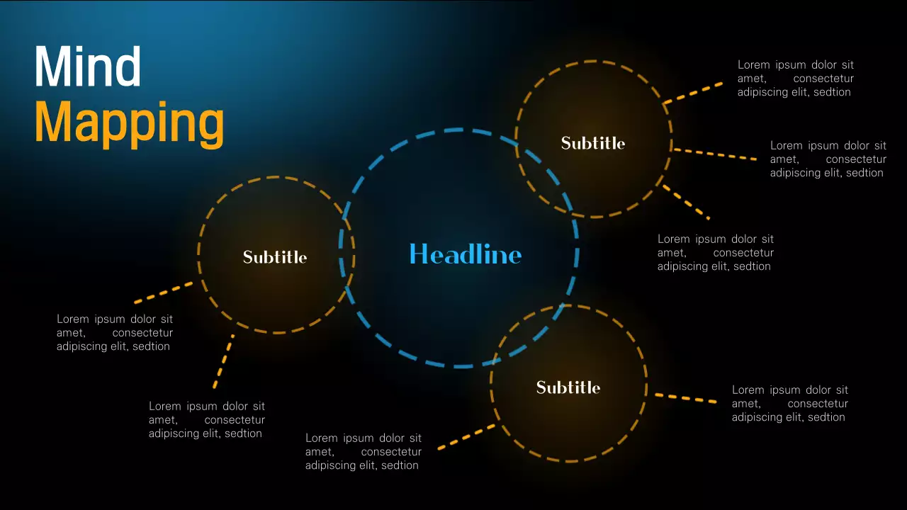 Bahan Halaman Tata Letak Serbaguna Modern Hitam dan Biru