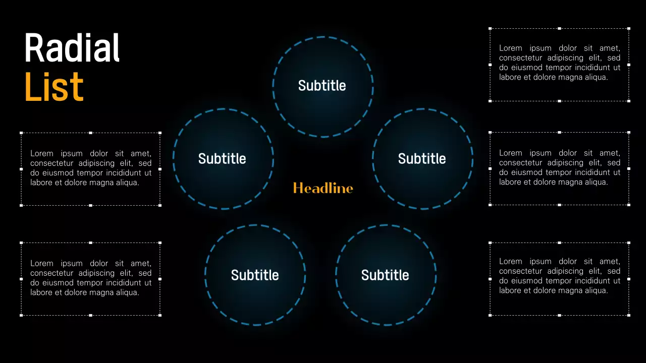 Bahan Halaman Tata Letak Serbaguna Modern Hitam dan Biru
