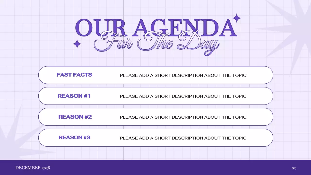 Purple Elegant Members Newsletter Presentation