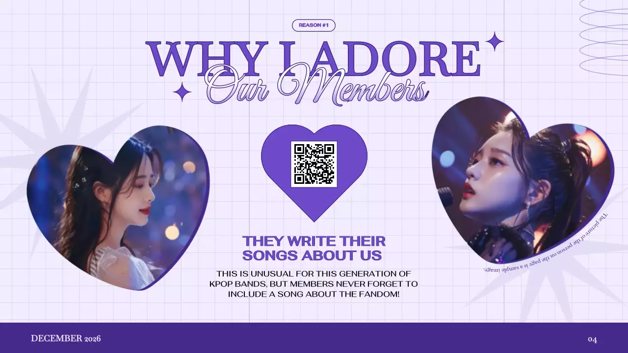 Purple Elegant Members Newsletter Presentation