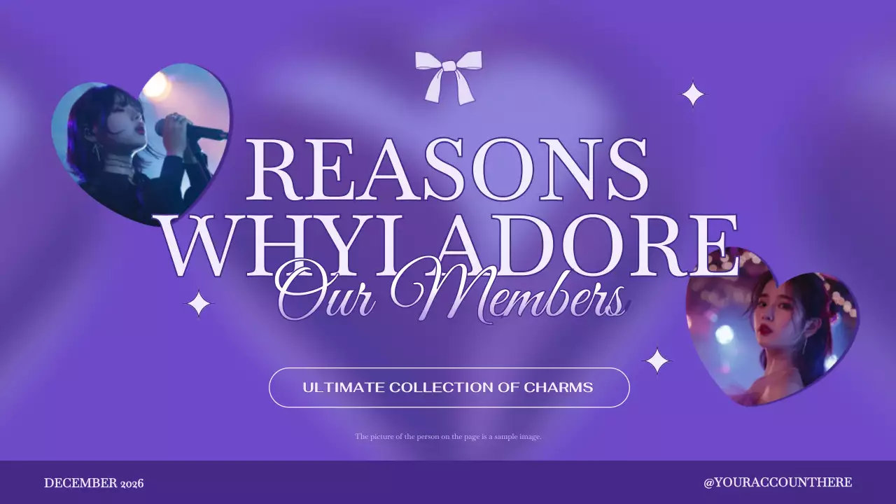 Purple Elegant Members Newsletter Presentation