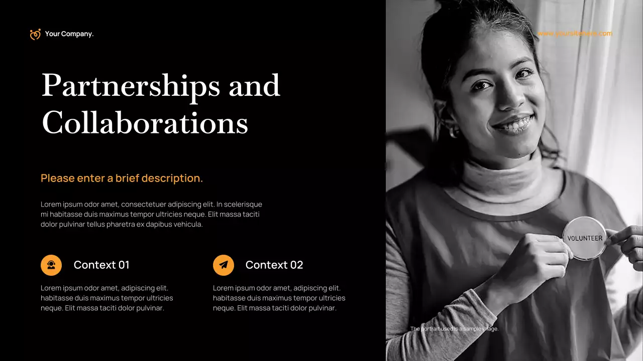 Orange Modern Fundraising Proposal Presentation