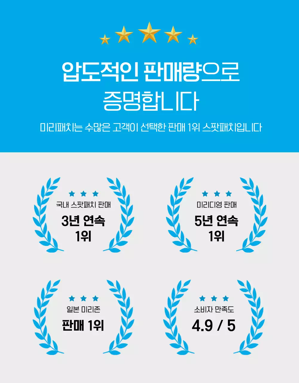 흰색 모던 피부관리 광고